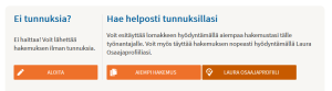 Osaajaprofiilin hyödyntäminen työhakemuksen pohjana