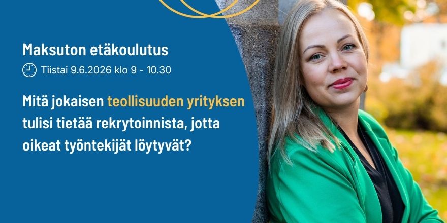 koulutus teollisuuden yrityksille